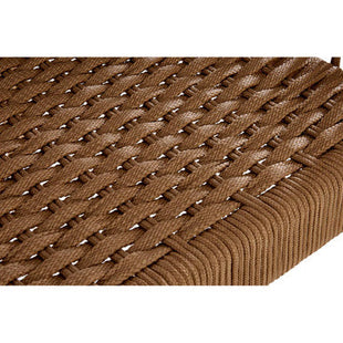 Opus Natural Woven Rope and Wood 3 Seater Sofa
