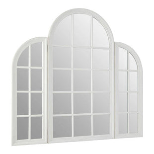 White Finish Dressing Table Mirror | Fret