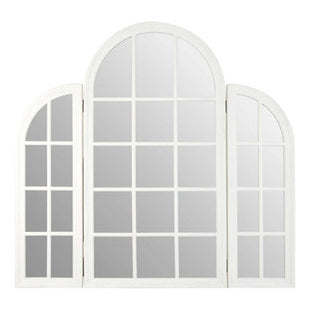 White Finish Dressing Table Mirror | Fret
