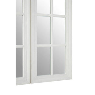 White Finish Dressing Table Mirror | Fret