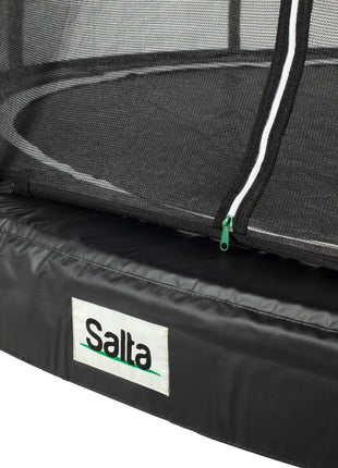 10ft Salta Black Round Premium Edition Trampoline with Enclosure