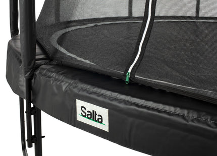 12ft Salta Black Round Premium Edition Trampoline with Enclosure