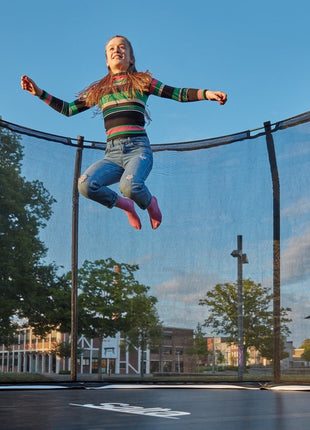 10ft Salta Black Round Premium Edition Trampoline with Enclosure