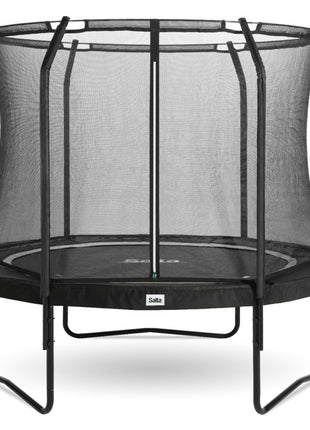 12ft Salta Black Round Premium Edition Trampoline with Enclosure