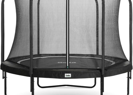 14ft Salta Black Round Premium Edition Trampoline with Enclosure