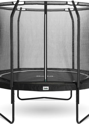 14ft Salta Black Round Premium Edition Trampoline with Enclosure
