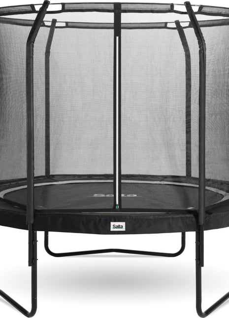 14ft Salta Black Round Premium Edition Trampoline with Enclosure