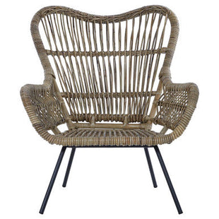 Manado Grey Kubu Natural Rattan Chair