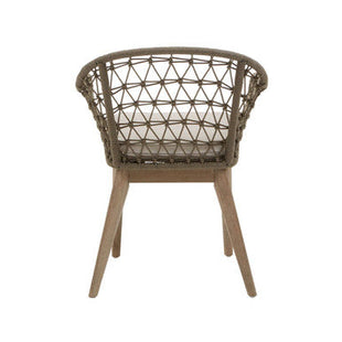 Opus Grey Woven Rope Chair with Cushion