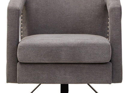 Hestia Ash Velvet Swivel Chair