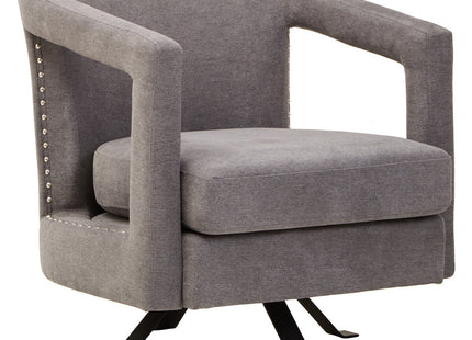 Hestia Ash Velvet Swivel Chair