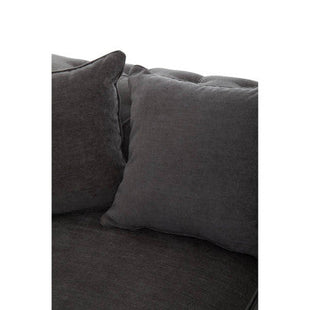 Spencer Grey Fabric 3 Seater Sofa