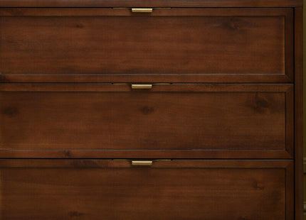 Brando Acacia Veneer Sideboard with Antique Brass Finish Legs