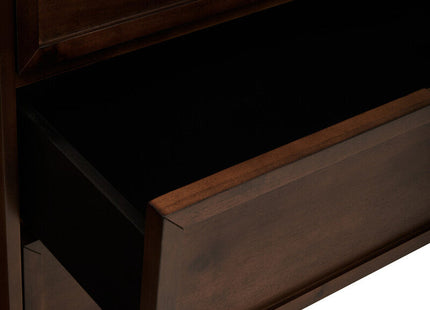 Brando Acacia Veneer Sideboard with Antique Brass Finish Legs