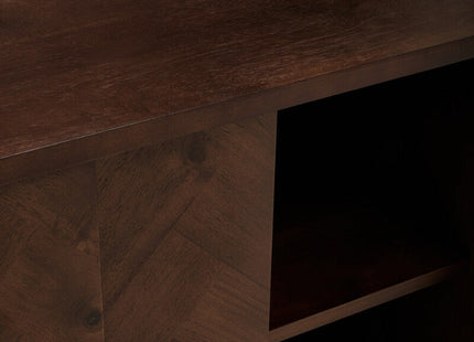 Brando Acacia Veneer Sideboard with Antique Brass Finish Legs
