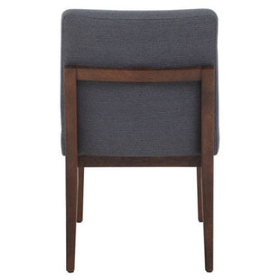 Brando Charcoal Grey Fabric Dining Chair with Oak Wood Legs