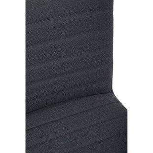 Brando Charcoal Grey Fabric Dining Chair with Oak Wood Legs