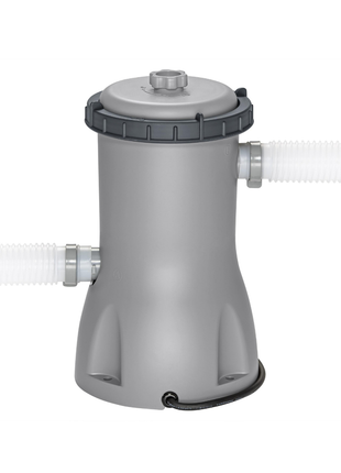 Bestway 16ft x 8ft x 48" Rectangular Steel Pro MAX™ Splashview Above Ground Swimming Pool, Filter Pump & Accessories