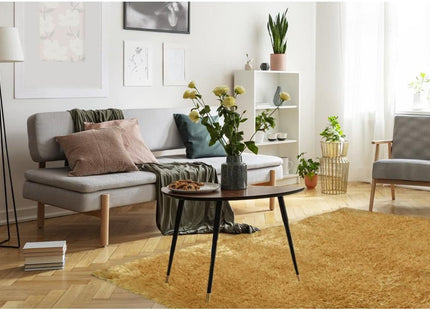 Lagom Ochre Shaggy Rug