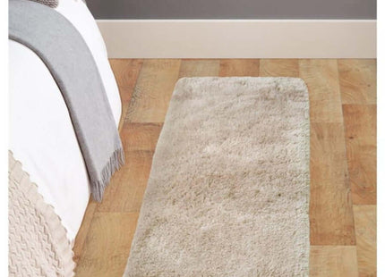 Soft Washable Beige Shaggy Rug | SA-02