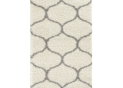 Moroccan Ivory Shaggy Rug | 600