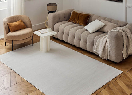 Carmel Cream Striped Rug | 6010