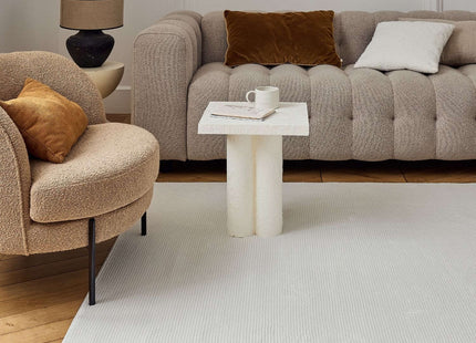 Carmel Cream Striped Rug | 6010