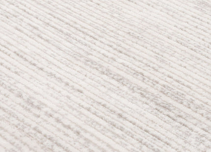 Carmel Cream-Grey Striped Rug | 6010