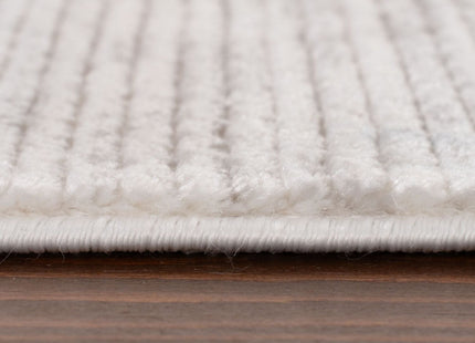 Carmel Cream-Grey Striped Rug | 6010