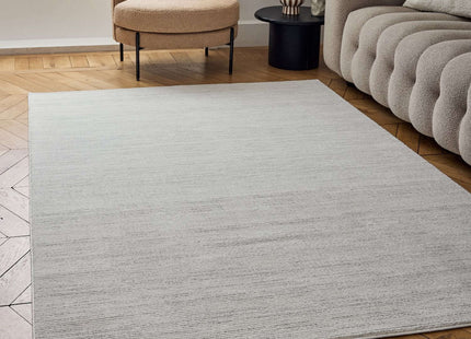 Carmel Cream-Grey Striped Rug | 6010