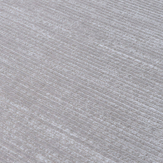 Carmel Grey-Cream Striped Rug | 6020