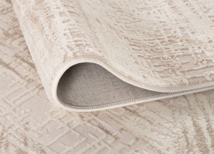Carmel Cream-Beige Abstract Rug | 6030