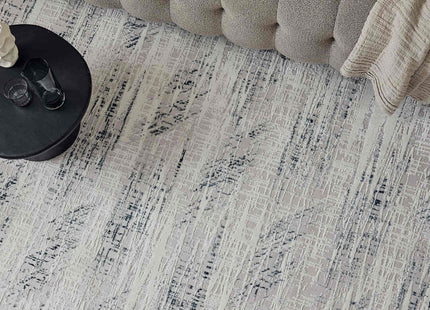 Carmel Cream-Blue Abstract Rug | 6030
