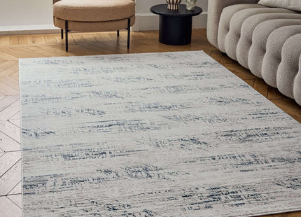Carmel Cream-Blue Abstract Rug | 6030