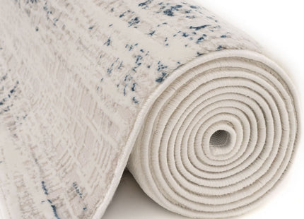 Carmel Cream-Blue Abstract Rug | 6030
