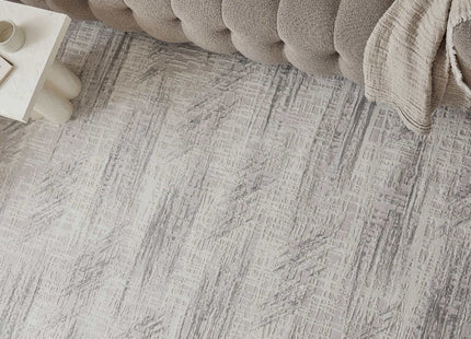 Carmel Cream-Grey Abstract Rug | 6030
