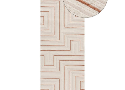 Carmel Cream-Terra Geometric Rug | 6040