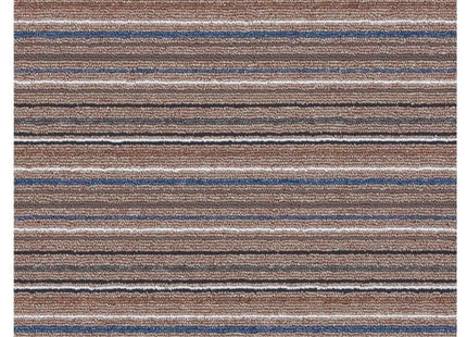 Stockholm Mocha/Blue Washable Mat