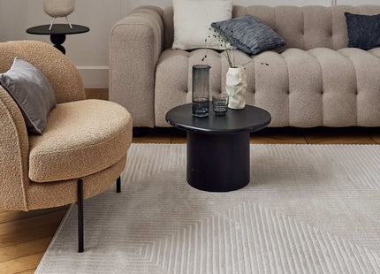 Carmel Beige-Cream Geometric Rug | 6050