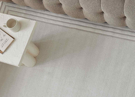 Carmel Cream Bordered Rug | 6060