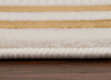 Carmel Cream-Gold Bordered Rug | 6060