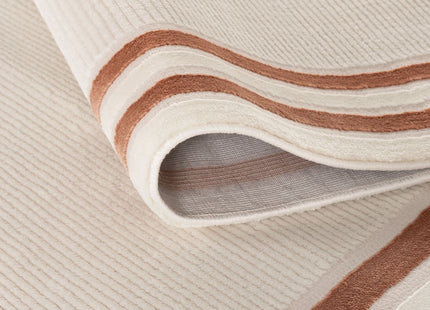 Carmel Cream-Terra Bordered Rug | 6060