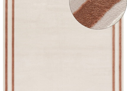 Carmel Cream-Terra Bordered Rug | 6060
