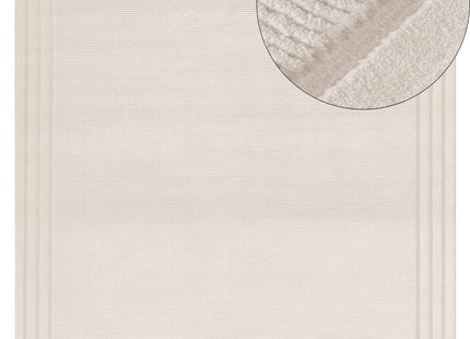 Carmel Cream Bordered Rug | 6060