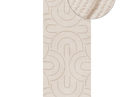 Carmel Cream-Beige Geometric Rug | 6070