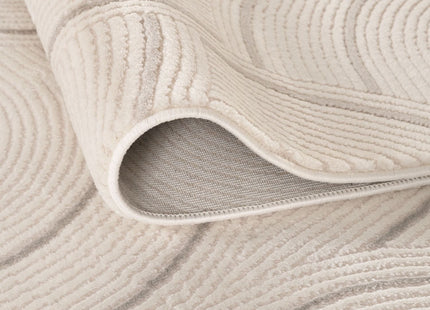 Carmel Cream-Grey Geometric Rug | 6070