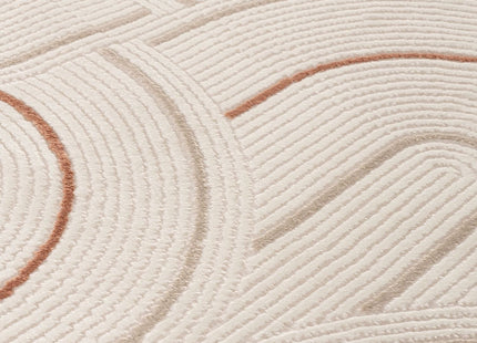 Carmel Cream-Terra Geometric Rug | 6070