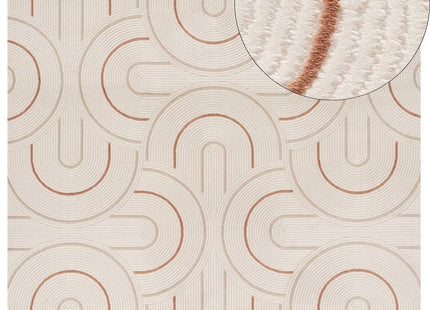 Carmel Cream-Terra Geometric Rug | 6070