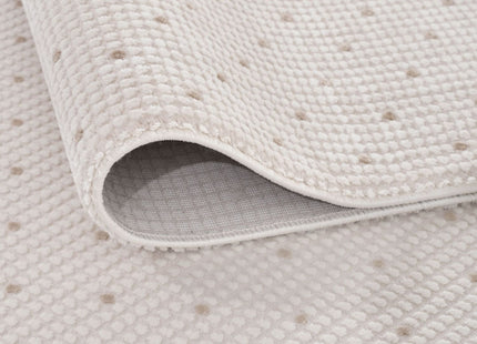 Carmel Cream-Beige Dots Rug | 6080