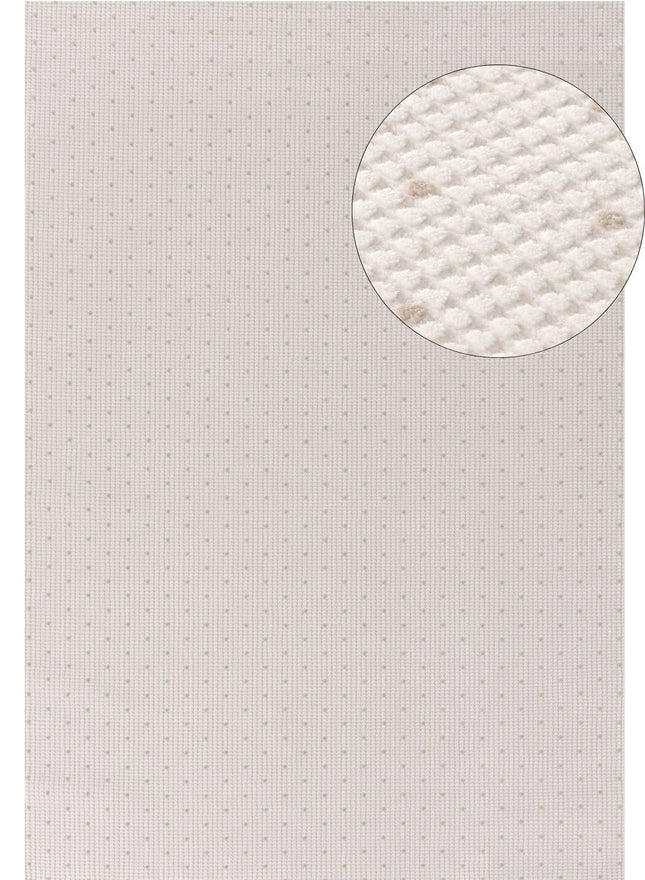 Carmel Cream-Beige Dots Rug | 6080